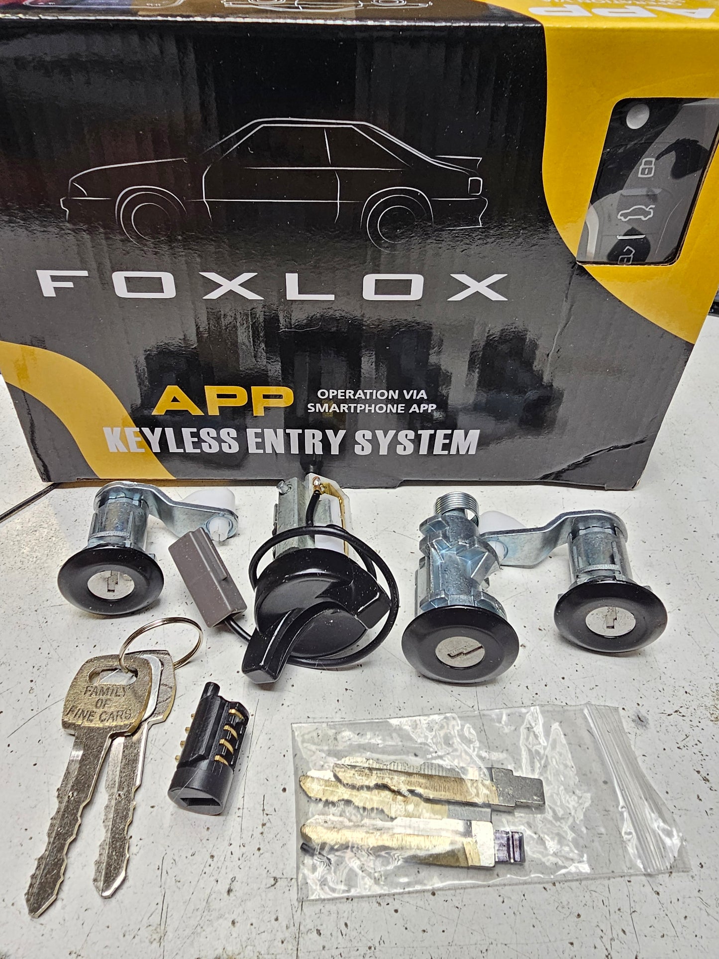 FoxLox Single Key Lock sets- 79-93 Mustang/Capri